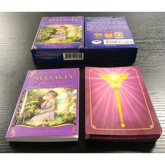 Doreen Virtue Magical Messages From The Fairies 44 Oracle Cards & Guidebook OOP - Picture 2 of 6
